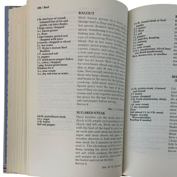 Dallas Texas Junior League Cookbook Hardcover 1978 Recipes Entertaining Tips - Picture 13 of 16